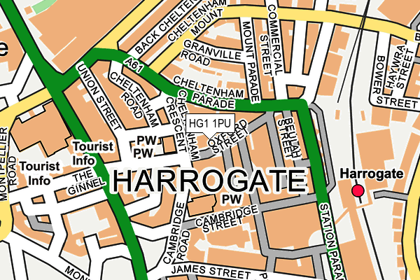 HG1 1PU map - OS OpenMap – Local (Ordnance Survey) HG1 1PU map - OS OpenMap – Local (Ordnance Survey)