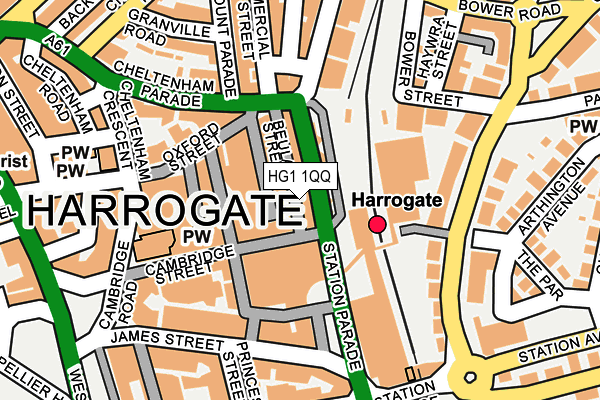 HG1 1QQ map - OS OpenMap – Local (Ordnance Survey) HG1 1QQ map - OS OpenMap – Local (Ordnance Survey)