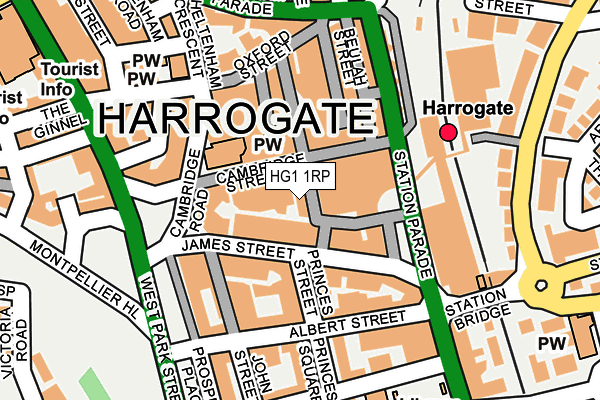 HG1 1RP map - OS OpenMap – Local (Ordnance Survey) HG1 1RP map - OS OpenMap – Local (Ordnance Survey)