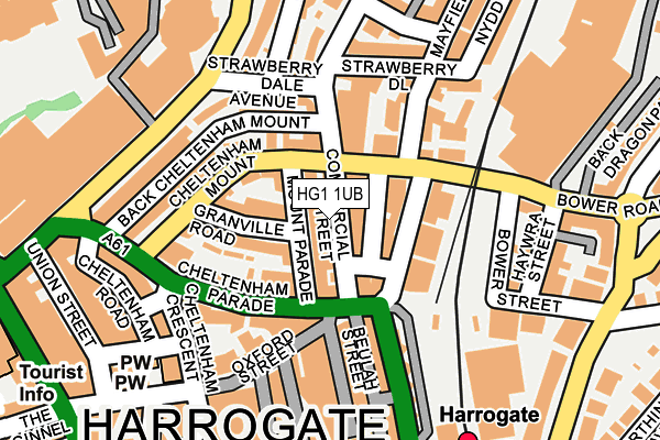 HG1 1UB map - OS OpenMap – Local (Ordnance Survey) HG1 1UB map - OS OpenMap – Local (Ordnance Survey)