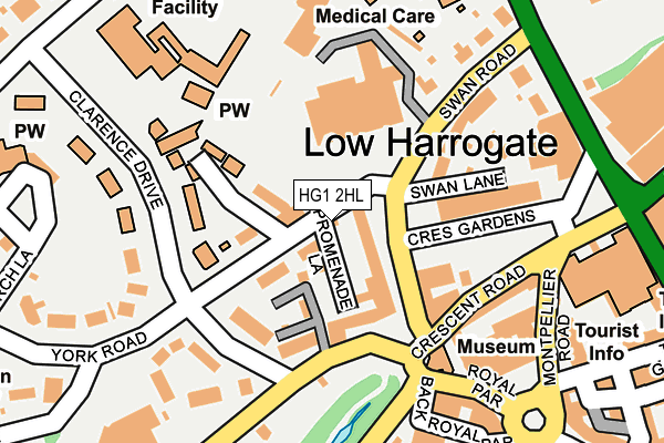 HG1 2HL map - OS OpenMap – Local (Ordnance Survey) HG1 2HL map - OS OpenMap – Local (Ordnance Survey)