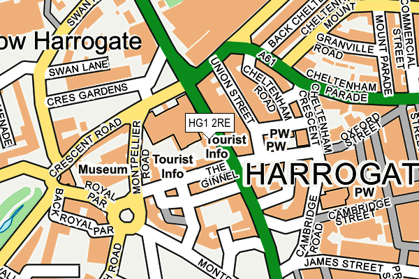 HG1 2RE map - OS OpenMap – Local (Ordnance Survey) HG1 2RE map - OS OpenMap – Local (Ordnance Survey)