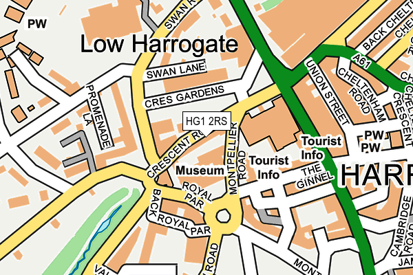 HG1 2RS map - OS OpenMap – Local (Ordnance Survey) HG1 2RS map - OS OpenMap – Local (Ordnance Survey)