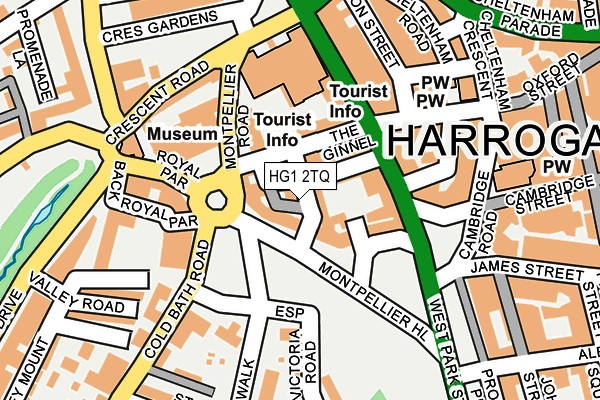 HG1 2TQ map - OS OpenMap – Local (Ordnance Survey) HG1 2TQ map - OS OpenMap – Local (Ordnance Survey)