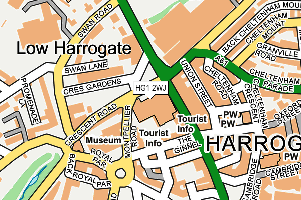 HG1 2WJ map - OS OpenMap – Local (Ordnance Survey) HG1 2WJ map - OS OpenMap – Local (Ordnance Survey)