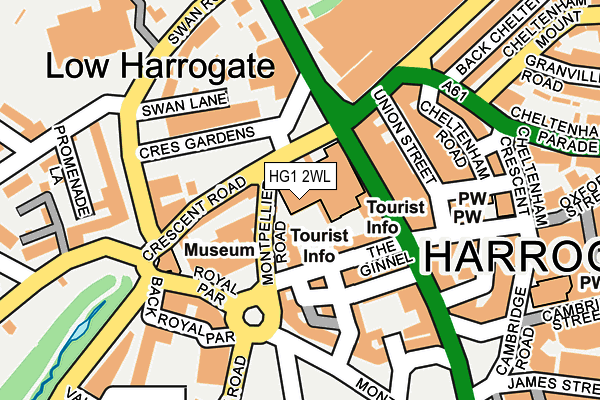 HG1 2WL map - OS OpenMap – Local (Ordnance Survey) HG1 2WL map - OS OpenMap – Local (Ordnance Survey)