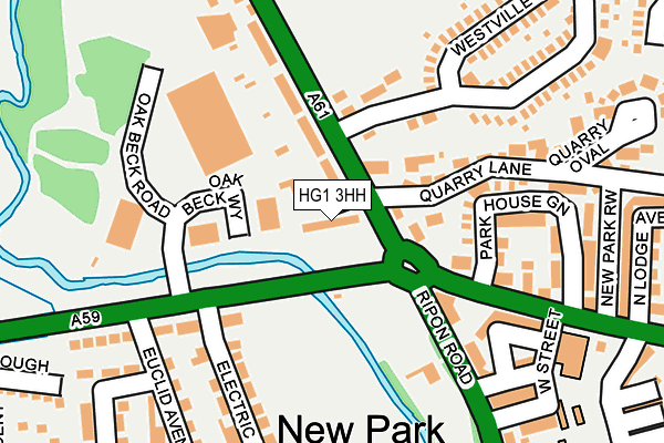 HG1 3HH map - OS OpenMap – Local (Ordnance Survey) HG1 3HH map - OS OpenMap – Local (Ordnance Survey)