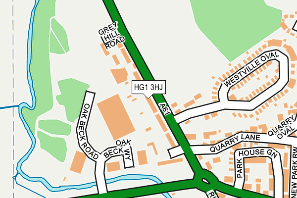 HG1 3HJ map - OS OpenMap – Local (Ordnance Survey) HG1 3HJ map - OS OpenMap – Local (Ordnance Survey)