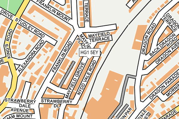HG1 5EY map - OS OpenMap – Local (Ordnance Survey) HG1 5EY map - OS OpenMap – Local (Ordnance Survey)