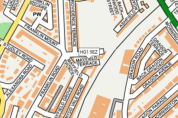 HG1 5EZ map - OS OpenMap – Local (Ordnance Survey) HG1 5EZ map - OS OpenMap – Local (Ordnance Survey)