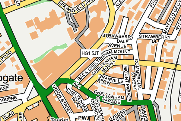 HG1 5JT map - OS OpenMap – Local (Ordnance Survey) HG1 5JT map - OS OpenMap – Local (Ordnance Survey)