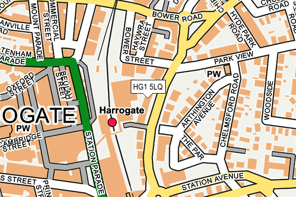 HG1 5LQ map - OS OpenMap – Local (Ordnance Survey) HG1 5LQ map - OS OpenMap – Local (Ordnance Survey)