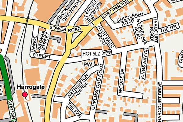 HG1 5LZ map - OS OpenMap – Local (Ordnance Survey) HG1 5LZ map - OS OpenMap – Local (Ordnance Survey)