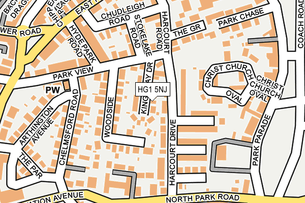 HG1 5NJ map - OS OpenMap – Local (Ordnance Survey) HG1 5NJ map - OS OpenMap – Local (Ordnance Survey)