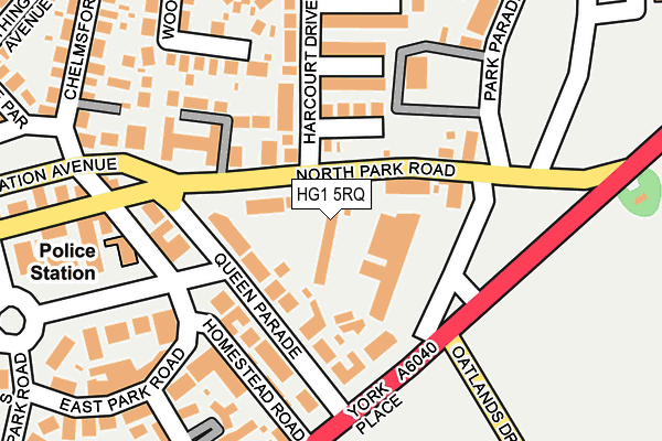 HG1 5RQ map - OS OpenMap – Local (Ordnance Survey) HG1 5RQ map - OS OpenMap – Local (Ordnance Survey)