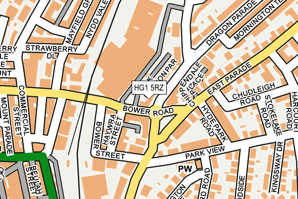 HG1 5RZ map - OS OpenMap – Local (Ordnance Survey) HG1 5RZ map - OS OpenMap – Local (Ordnance Survey)