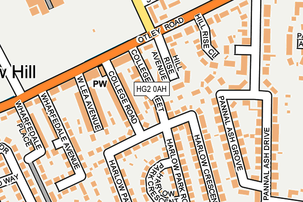 HG2 0AH map - OS OpenMap – Local (Ordnance Survey) HG2 0AH map - OS OpenMap – Local (Ordnance Survey)