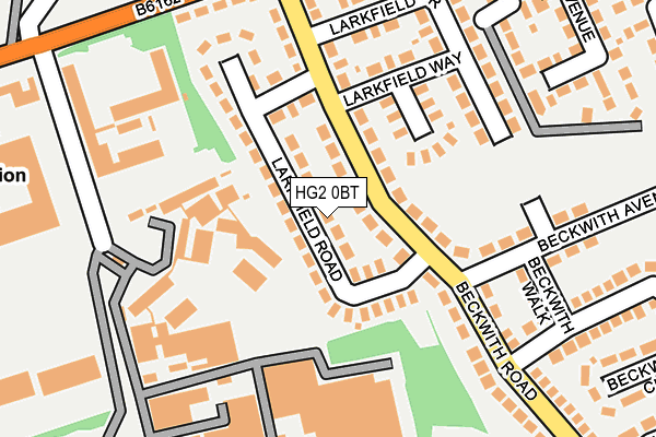 HG2 0BT map - OS OpenMap – Local (Ordnance Survey) HG2 0BT map - OS OpenMap – Local (Ordnance Survey)