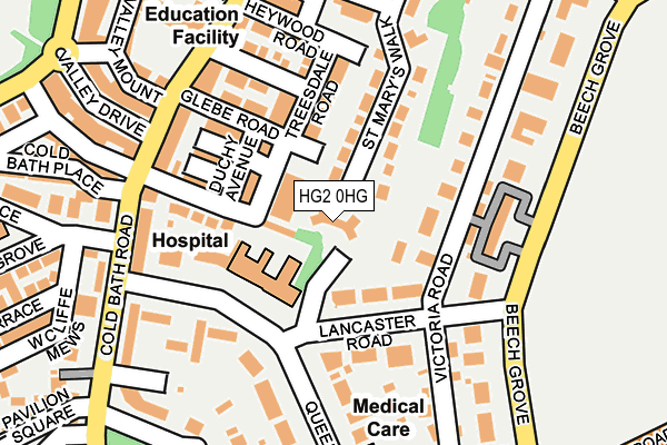 HG2 0HG map - OS OpenMap – Local (Ordnance Survey) HG2 0HG map - OS OpenMap – Local (Ordnance Survey)