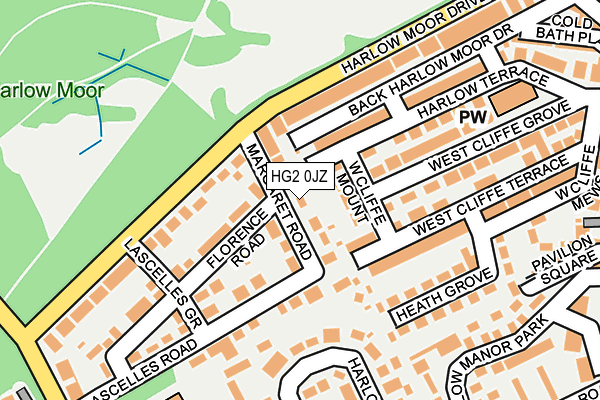 HG2 0JZ map - OS OpenMap – Local (Ordnance Survey) HG2 0JZ map - OS OpenMap – Local (Ordnance Survey)
