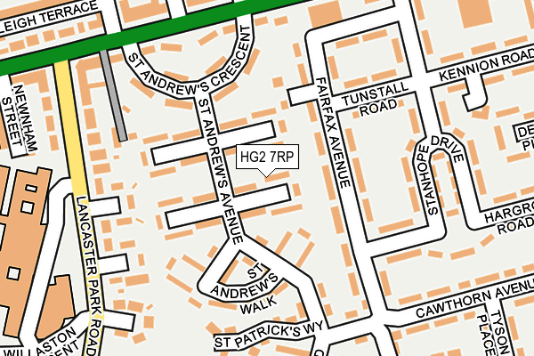 HG2 7RP map - OS OpenMap – Local (Ordnance Survey) HG2 7RP map - OS OpenMap – Local (Ordnance Survey)