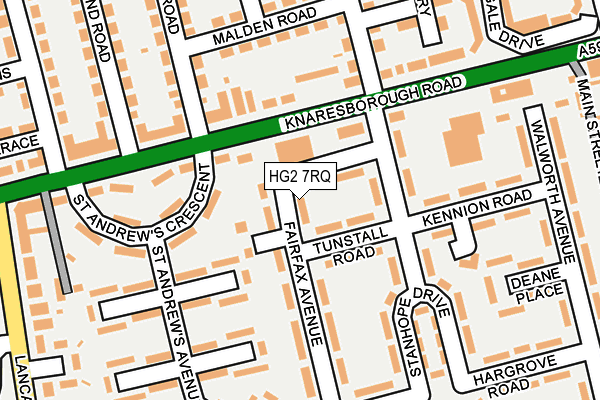 HG2 7RQ map - OS OpenMap – Local (Ordnance Survey) HG2 7RQ map - OS OpenMap – Local (Ordnance Survey)