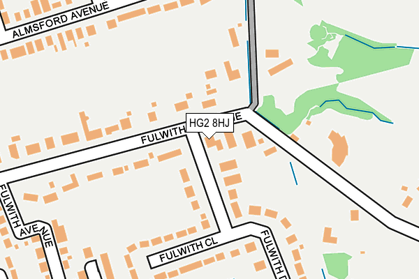 HG2 8HJ map - OS OpenMap – Local (Ordnance Survey) HG2 8HJ map - OS OpenMap – Local (Ordnance Survey)