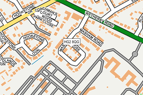 HG2 8QG map - OS OpenMap – Local (Ordnance Survey) HG2 8QG map - OS OpenMap – Local (Ordnance Survey)
