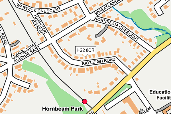 HG2 8QR map - OS OpenMap – Local (Ordnance Survey) HG2 8QR map - OS OpenMap – Local (Ordnance Survey)