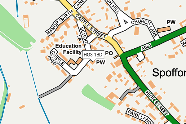 HG3 1BD map - OS OpenMap – Local (Ordnance Survey) HG3 1BD map - OS OpenMap – Local (Ordnance Survey)
