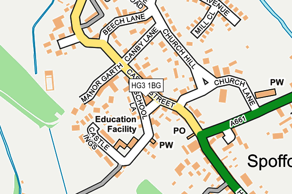HG3 1BG map - OS OpenMap – Local (Ordnance Survey) HG3 1BG map - OS OpenMap – Local (Ordnance Survey)