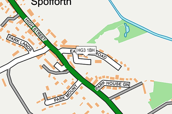 HG3 1BH map - OS OpenMap – Local (Ordnance Survey) HG3 1BH map - OS OpenMap – Local (Ordnance Survey)
