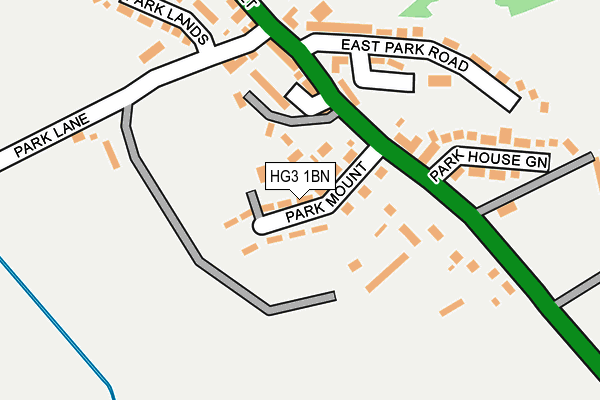 HG3 1BN map - OS OpenMap – Local (Ordnance Survey) HG3 1BN map - OS OpenMap – Local (Ordnance Survey)