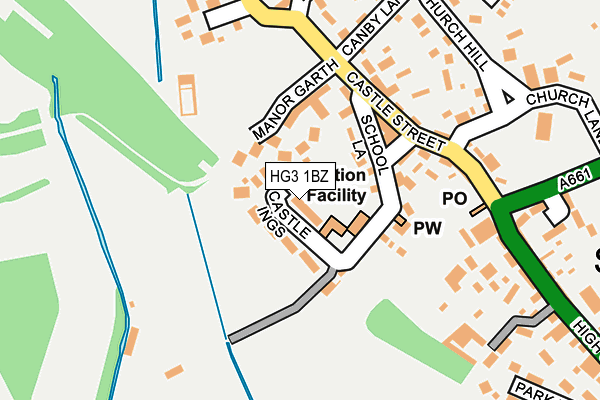 HG3 1BZ map - OS OpenMap – Local (Ordnance Survey) HG3 1BZ map - OS OpenMap – Local (Ordnance Survey)