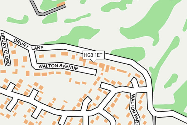 HG3 1ET map - OS OpenMap – Local (Ordnance Survey) HG3 1ET map - OS OpenMap – Local (Ordnance Survey)