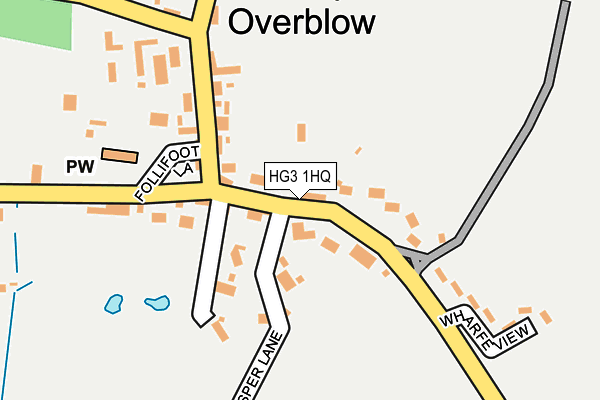 HG3 1HQ map - OS OpenMap – Local (Ordnance Survey) HG3 1HQ map - OS OpenMap – Local (Ordnance Survey)