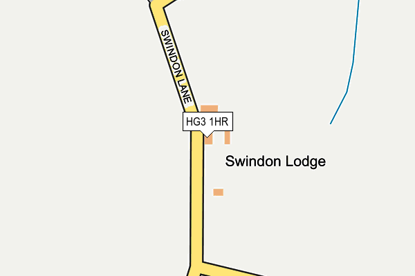 HG3 1HR map - OS OpenMap – Local (Ordnance Survey)