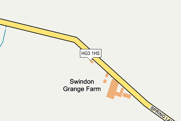 HG3 1HS map - OS OpenMap – Local (Ordnance Survey) HG3 1HS map - OS OpenMap – Local (Ordnance Survey)