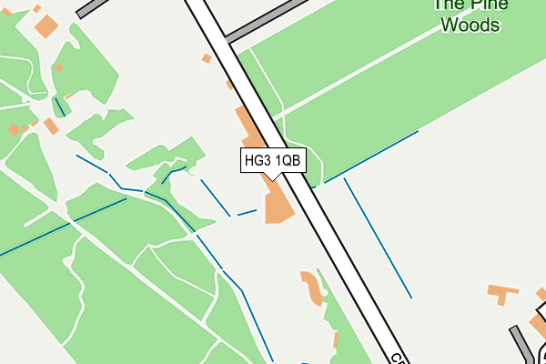 HG3 1QB map - OS OpenMap – Local (Ordnance Survey) HG3 1QB map - OS OpenMap – Local (Ordnance Survey)