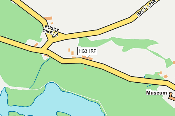 HG3 1RP map - OS OpenMap – Local (Ordnance Survey) HG3 1RP map - OS OpenMap – Local (Ordnance Survey)