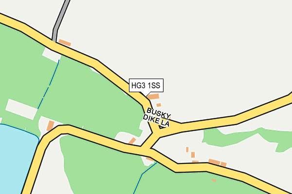 HG3 1SS map - OS OpenMap – Local (Ordnance Survey) HG3 1SS map - OS OpenMap – Local (Ordnance Survey)