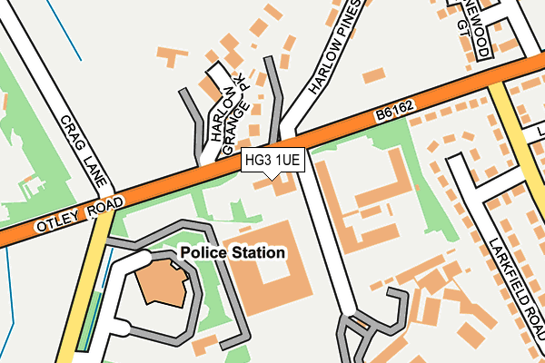 HG3 1UE map - OS OpenMap – Local (Ordnance Survey) HG3 1UE map - OS OpenMap – Local (Ordnance Survey)