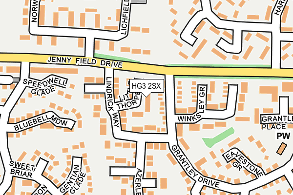HG3 2SX map - OS OpenMap – Local (Ordnance Survey) HG3 2SX map - OS OpenMap – Local (Ordnance Survey)
