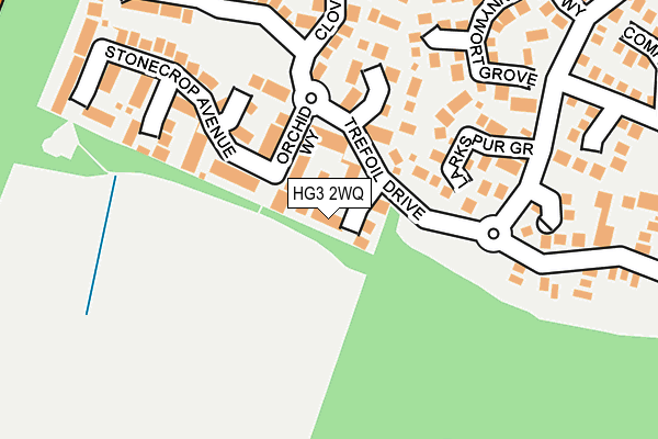 HG3 2WQ map - OS OpenMap – Local (Ordnance Survey) HG3 2WQ map - OS OpenMap – Local (Ordnance Survey)