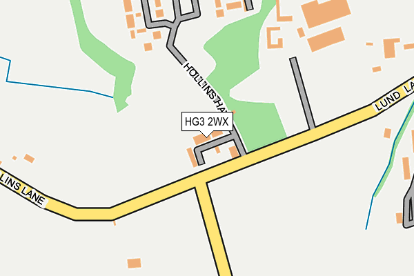 HG3 2WX map - OS OpenMap – Local (Ordnance Survey) HG3 2WX map - OS OpenMap – Local (Ordnance Survey)