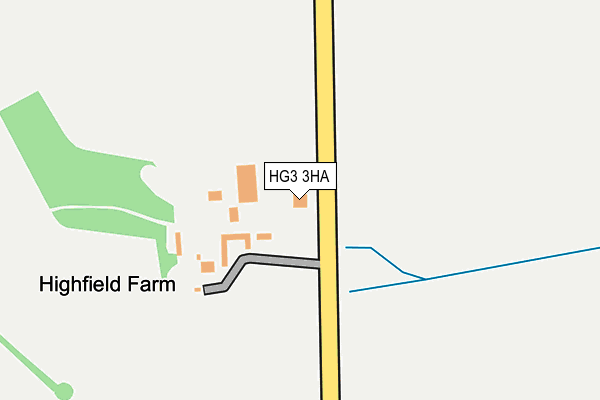 HG3 3HA map - OS OpenMap – Local (Ordnance Survey) HG3 3HA map - OS OpenMap – Local (Ordnance Survey)