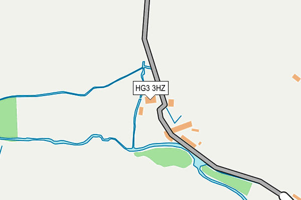 HG3 3HZ map - OS OpenMap – Local (Ordnance Survey)