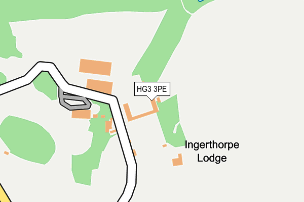 HG3 3PE map - OS OpenMap – Local (Ordnance Survey) HG3 3PE map - OS OpenMap – Local (Ordnance Survey)