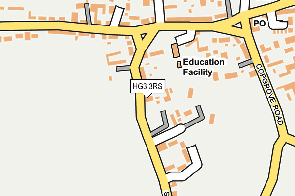 HG3 3RS map - OS OpenMap – Local (Ordnance Survey) HG3 3RS map - OS OpenMap – Local (Ordnance Survey)