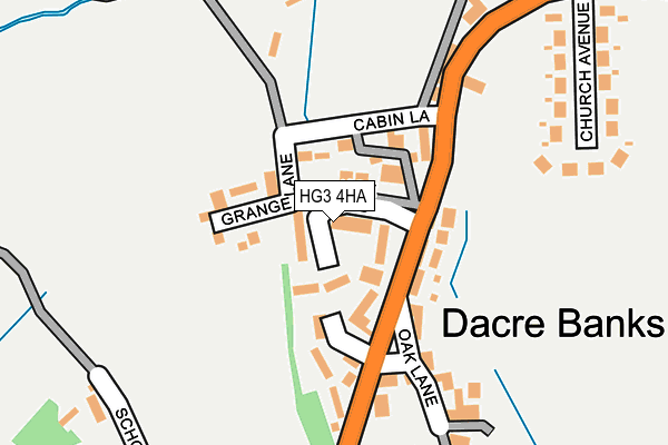 HG3 4HA map - OS OpenMap – Local (Ordnance Survey) HG3 4HA map - OS OpenMap – Local (Ordnance Survey)